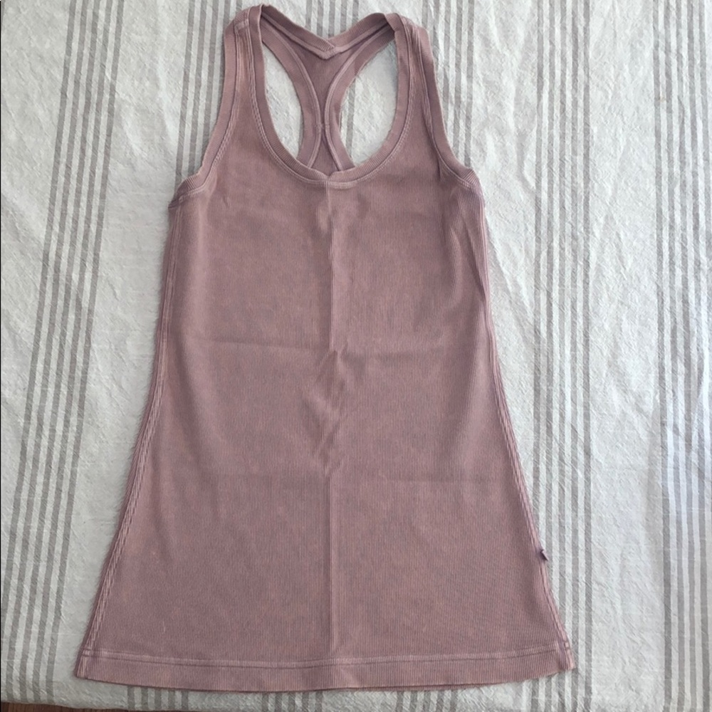 Lululemon Cool Racerback Ribbed Washed Antoinette